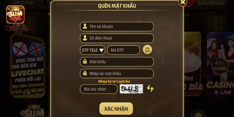 Những lý do phổ biến làm quên mật khẩu Sumclub