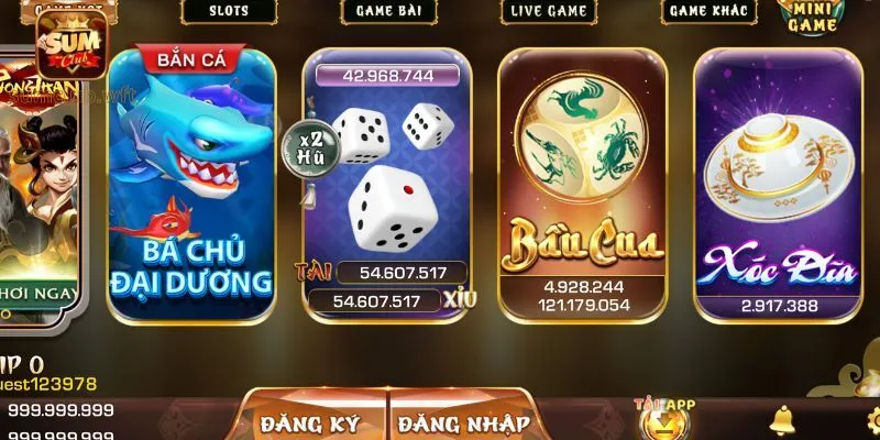 Ưu điểm khiến cổng game Sumclub trở thành thương hiệu top đầu